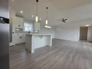 Kitchen and Living Room-St